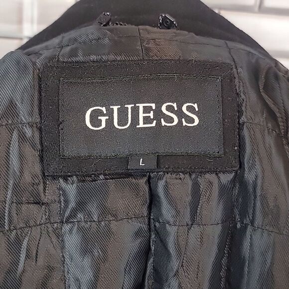 Guess single breasted peacot Size L - Picture 10 of 15